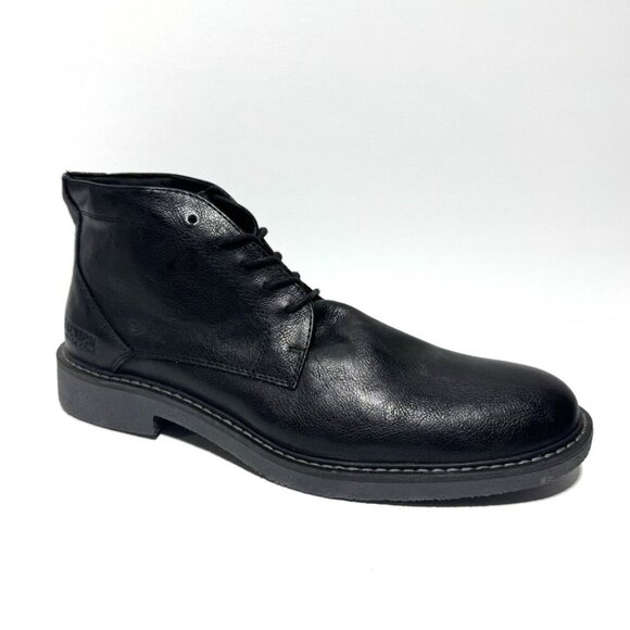 Kenneth Cole Mens Trail Chukka Boots Black Size 10.5M
